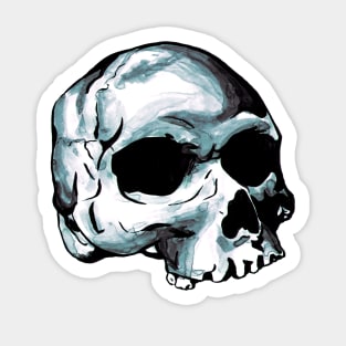 Human Skull Sticker